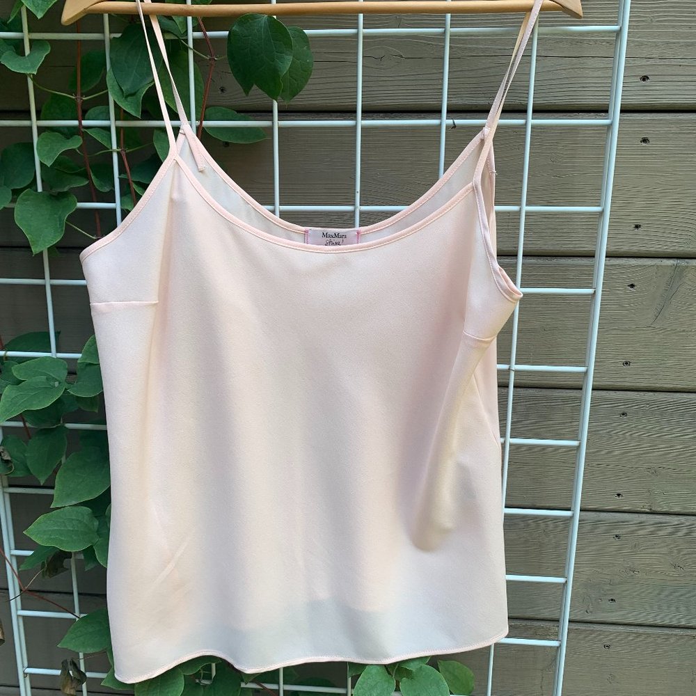 New MaxMara Peach Sz M Camisole